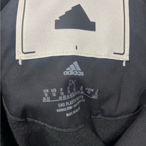 Adidas Plus Size 1X Women’s Black Hoodie - Picture 5 of 5
